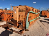 19.5 X 6.8 X 5 OPEN TOP MUD PIT W/ GAS BUSTER