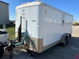 2010 INTERSTATE 16'T/A BP DOGHOUSE TRAILER