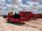 EVCO 85 TON POWER SWIVEL UNIT MTD ON T/A GOOSENECK TRAILER
