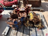 (3) VARCO 7-5/8 CASING SLIP BODIES & INSERTS