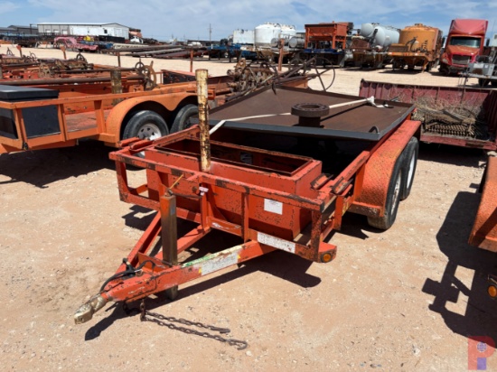 2012 BIG TEX 10 X 5 T/A BUMPER PULL BOP TRAILER
