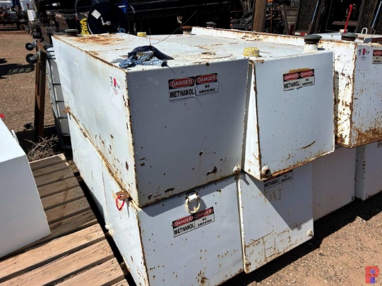 (4) 2- COMPARTMENT 69"X24"X25" FUEL / METHANOL TANKS