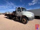 2007 INTERNATIONAL  DURASTAR 4200 S/A DAYCAB FLATBED TRUCK