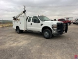 2008 FORD F-350 XL 4x4 EXTENDED CAB DUALLY MECHANICS TRUCK