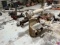 THREE ROPER PUMPS WITH HYD. MOTORS & FRAME MOUNTS