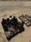 (3) PALLETS W/ WELLHEAD & CASING ADAPTERS, SWABBING RUBBERS, STRIPPER HEAD, MISC. CLAMPS & RING GASK