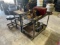 DEWALT ELECTRIC IMAPCT, DRILL, FLASHLIGHT, BATTERIES, & CHARGER W/ ROLLING METAL TABLES & TWO MECHAN