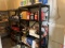 9 - SHELVES CONTAINING TRANSMISSION FLUID, MOTOR OIL, BRAKE FLUID, GREASE, PURGE VALVES, & SEE DETAI
