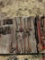(3) PALLETS WITH 24 & 36 INCH PIPE WRENCHES, ROD WRENCHES & MISC. SLIP & TONG DIES