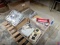 USED & UNUSED SAMSURA GPS TRACKING DEVICES FOR TRAILES & THREE BOX'S HAZARD SIGNS