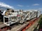FRANKS 96-230K LBS. MOBILRIG DERRICK COMPLETE W/ ROD BASKET, TRANSFER CYL., & TUBING BOARD