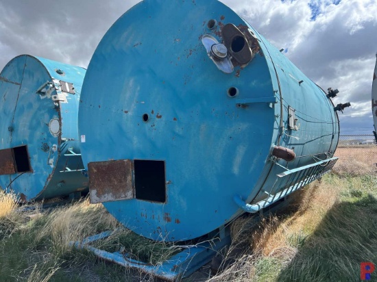 SKIDDED 12DIAMETER X 20H 400BBL VERTICAL STORAGE TANK