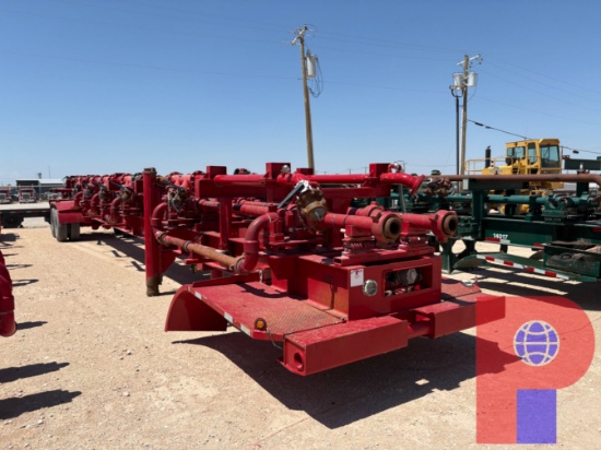 2013 ASTER 10-STATION 53 T/A FRAC MISSLE/ MANIFOLD TRAILER