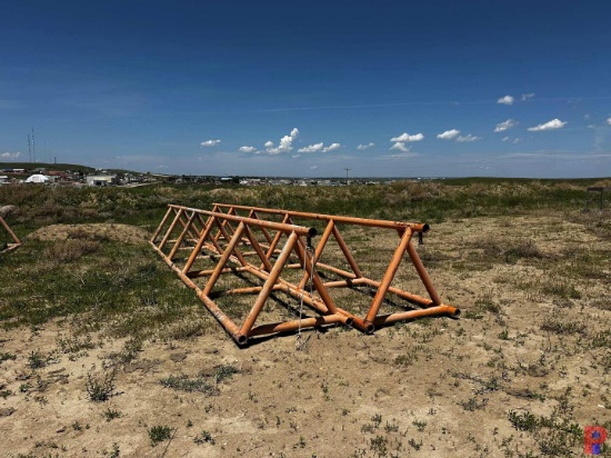 (2x$) 30'x42" SET OF TRIANGLE PIPE RACKS