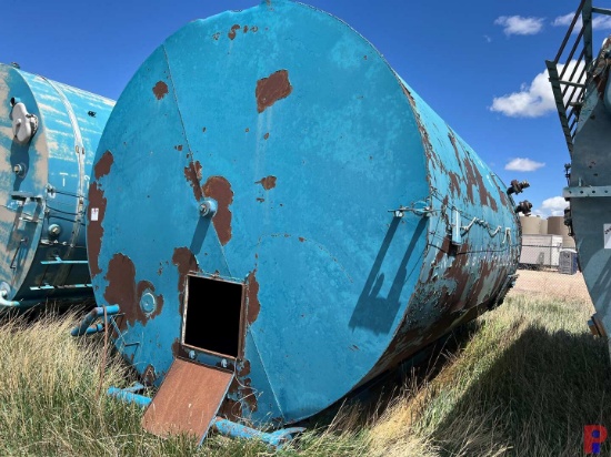 SKIDDED 12DIAMETER X 20H 400BBL VERTICAL STORAGE TANK
