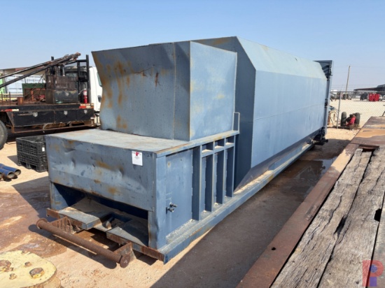 25 X 8 X 9 COVERED ROLL-OFF DUMPSTER