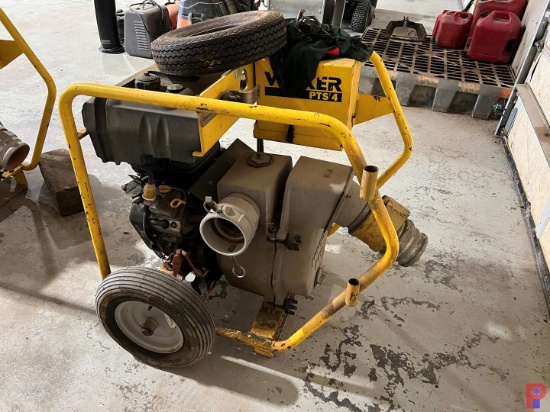 WACKER PTS4 4" TRASH PUMP P/B A VANGUARD 16HP GASOLINE ENGINE