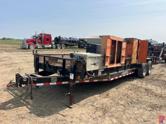 2015 LOAD TRAIL 24 T/A BUMPER PULL TOOL TRAILER
