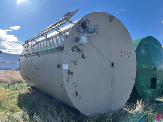 SKIDDED 12DIAMETER X 20H 400BBL VERTICAL STORAGE TANK