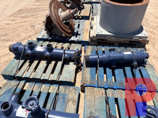 (2) CEMENT MANIFOLDS W/ 2 OUTLETS