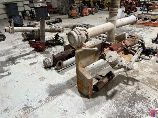 THREE ROPER PUMPS WITH HYD. MOTORS & FRAME MOUNTS