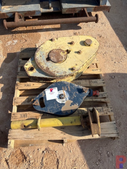 (2) SINGLE SHEAVE TOWER/DERRICK BLOCKS