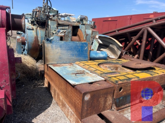 GARDNER DENVER 17-1/2 ROTARY TABLE W/ 41X45 SGL. DRUM DRAWWORKS