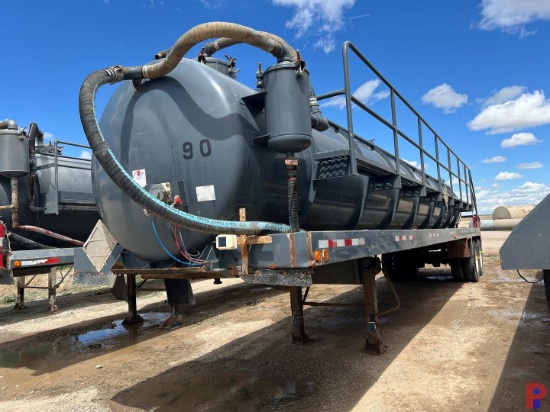 2008 JACK T/A 150BBL STEEEL VACUUM TRAILER