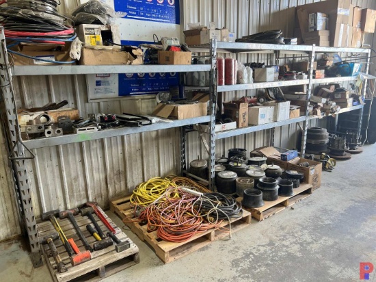 ENTIRE TW0 & THREE RACK SHELVES TO INCLUDE: 8-BREATHER FILTERS, AIR FILTERS, AIR FILTER REGULATER &