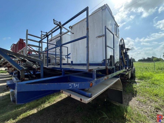 LEADER ENERGY COILED TUBING UNIT ON TRI AXLE TRAILER