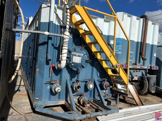 2005 V.E. ENTERPRISES SINGLE AXLE 500 BBL FRAC TANK
