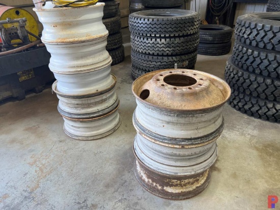 8 - 10 LUG STEEL WHEELS