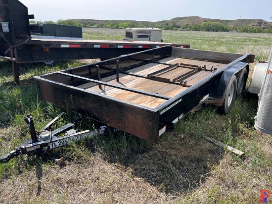 2014 DIAMOND C 14'L X 7'W T/A UTILITY TRAILER