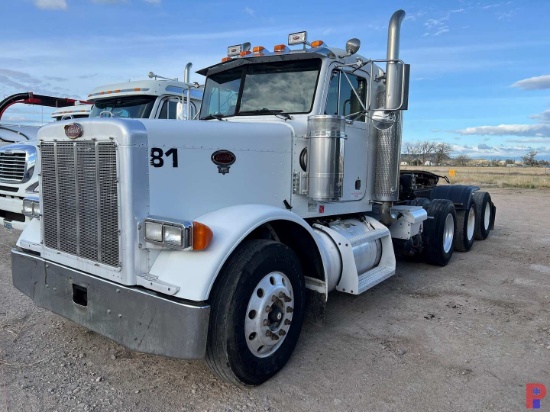 2002 PETERBILT 379 T/A W/TAG DAYCAB HAUL TRUCK