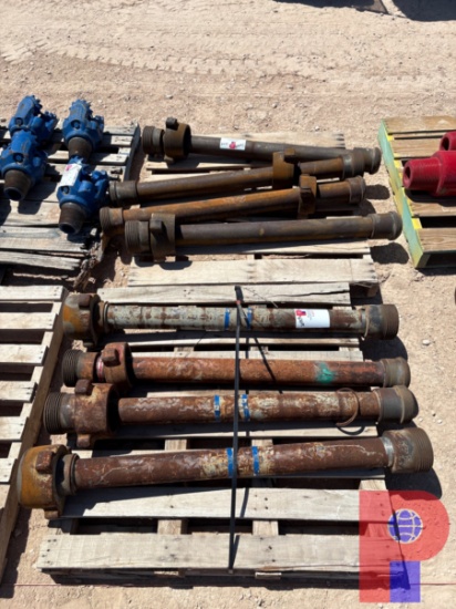 (13 JTS) 4 X 3 DC15 FLOW IRON JOINTS