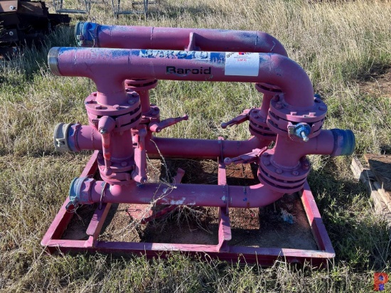 SKIDDED SIX VALVE MANIFOLD