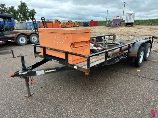 2012 DOOLITTLE TRAILERS 16 T/A BUMPER PULL TRAILER