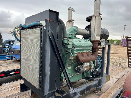 DETROIT 6V71N POWER UNIT W/ ALLISON HT740 TRANS.