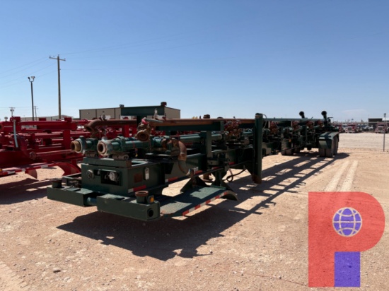 2011 BBB 10-STATION 53 T/A FRAC MISSLE/ MANIFOLD TRAILER