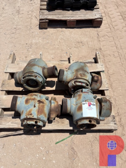 (4) 3 1502 PLUG VALVES