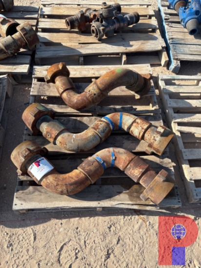 (2) 3 DC15 CHIKSANS & (1) 3 1502 CHIKSAN SWIVEL