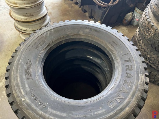 4 - UNUSED TRAZANO 11R22.5 TIRES