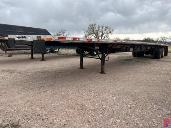 2011 TRANSCRAFT 53 X 102 T/A FLATBED TRAILER