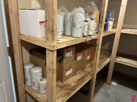 2 - SHELVES CONTAINING FLEETGUARD FILTERS TO INCLUDE: SEE DETAILS