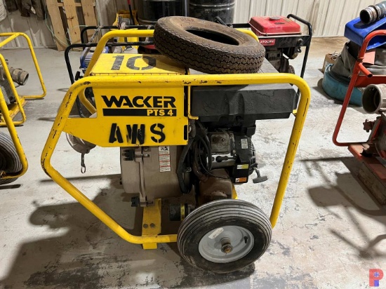 WACKER PTS4 - 4" TRASH PUMP P/B A VANGUARD 16HP GASOLINE ENGINE