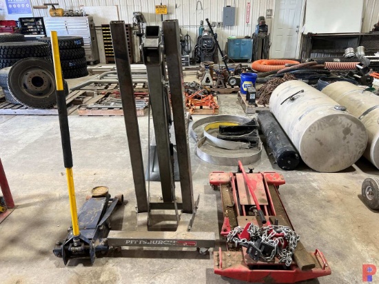 TRANSMISSION JACK, FLOOR JACK, & CHERRY PICKER LIFT