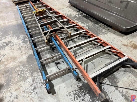 3 LADDERS, 12' A-FRAME, 4' A-FRAME, 20' EXTENDABLE