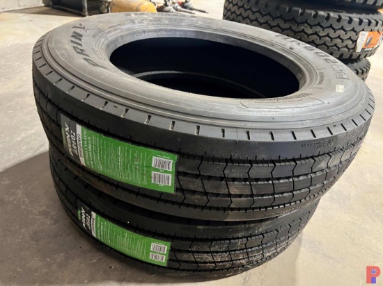 TWO UNUSED PRINX AR602 255/70R22.5 TIRES