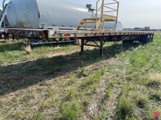 1985 FRUEHAUF 45' T/A FLATBED TRAILER