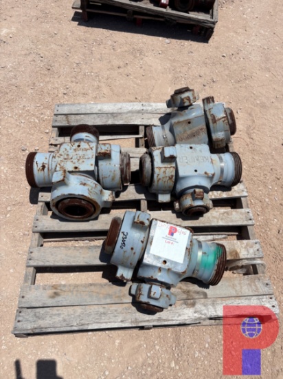 (3) KEMPER 4 X 2 1502 T FITTINGS & (1) 4 1502 CROSS